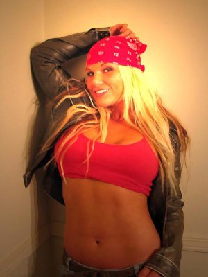 She is compared to the former wrestler Chyna for her great build and She is compared to the former wrestler Chyna for her great build and